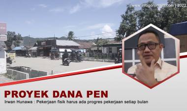Irwan Hunawa : Pekerjaan fisik harus ada progres  pekerjaan setiap bulan