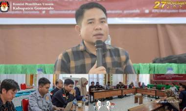 Persiapkan Pencalonan Bupati, KPU Kabupaten Gorontalo Gelar Rapat Koordinasi