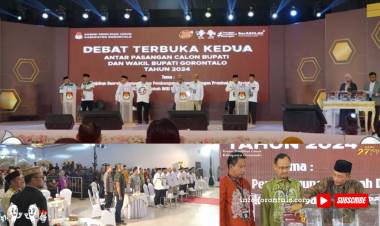 KPU Sukses Gelar Debat Kedua Kandidat Bupati-Wakil Bupati Gorontalo