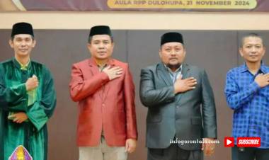 Kadir Mertosono Resmi Dilantik Sebagai Anggota KPU Kabupaten Gorontalo