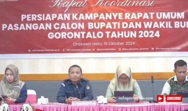 KPU Kabgor Undang Tim Paslon, Bahas Kampanye Rapat Umum