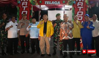 Ketua DPRD Provinsi Gorontalo Tinjau Pos Pengamanan Natal dan Tahun Baru 2025