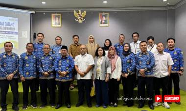 Wali Kota Gorontalo Kunjungi Balai Prasarana Pemukiman, Bahas Peningkatan Infrastruktur Kota