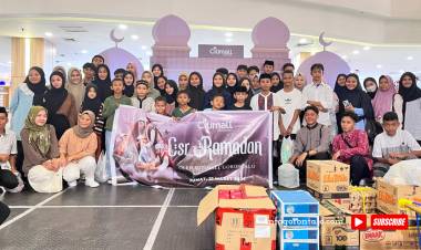 Berbagi Kebahagian, Citimall Gorontalo Ajak Anak Yatim Piatu Wisata Ke Mall