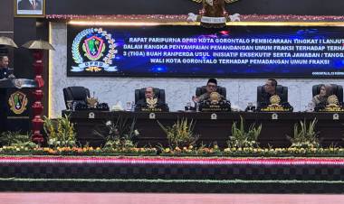 DPRD Kota Gorontalo Terima Tiga Ranperda Strategis, Fokus Industri 2026–2046 dan Penerangan Jalan