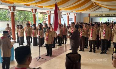 Sekretaris DPRD Kota Gorontalo Resmi Masuk Kepengurusan Pramuka, Fokus Penguatan Karakter Generasi Muda