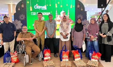 Citimall Gorontalo Gelar CSR Berbagi Berkah Ramadan, 50 Kaum Dhuafa Terima Bantuan