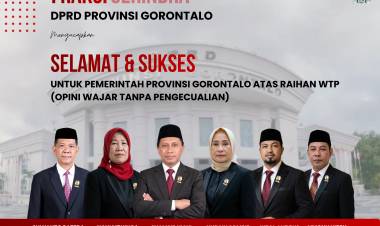 Fraksi Gerindra DPRD Gorontalo Apresiasi Raihan WTP Pemprov, Dorong Pengelolaan Keuangan Makin Berkualitas