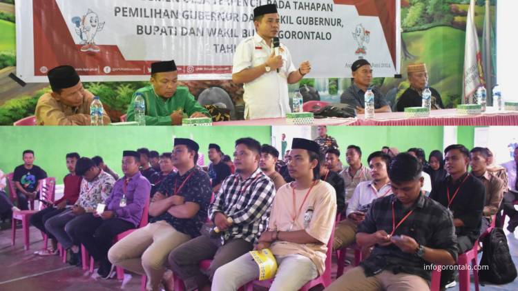 KPU Kabupaten Gorontalo Gelar Sosialisasi Segmen Desa Terpencil, Perluas Jangkauan Informasi Pemilukada 2024 