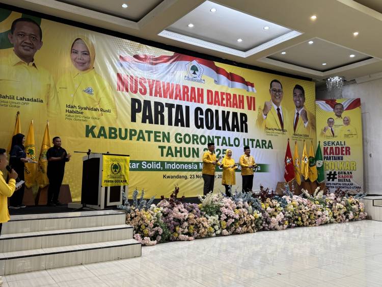 Idah Syahidah Resmi Buka Musda VI Golkar Gorontalo Utara 2025